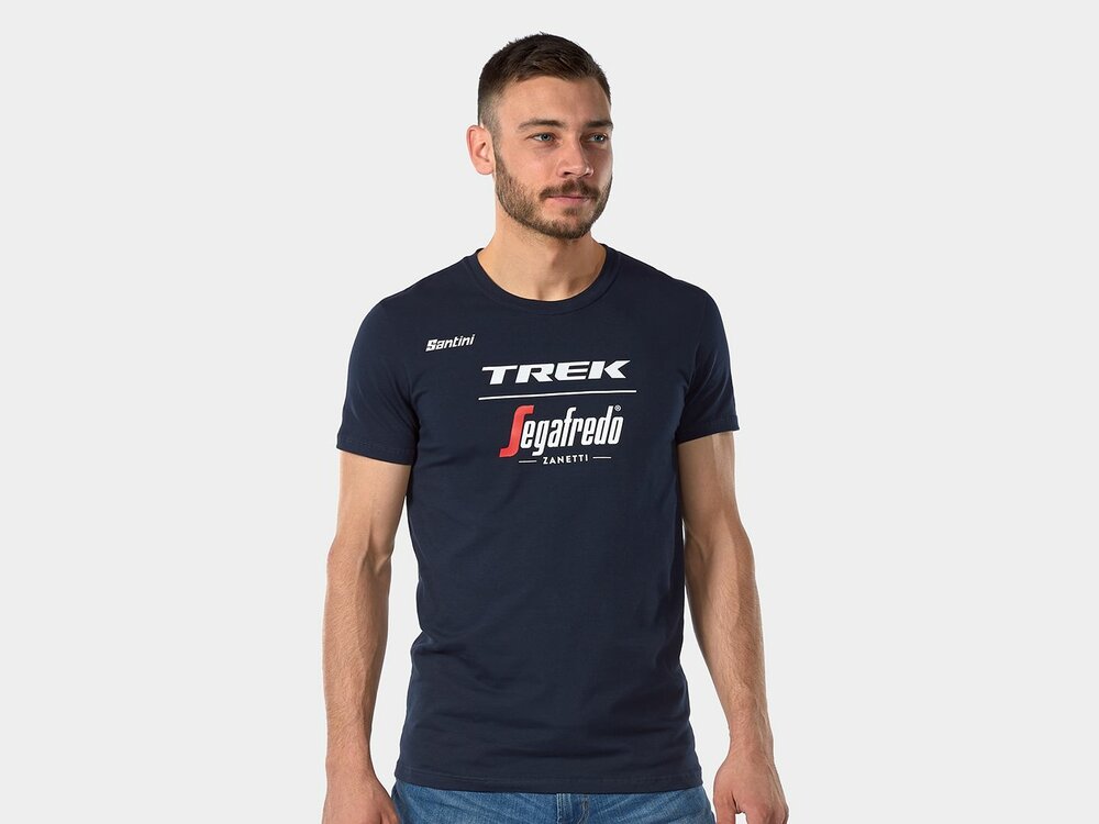 Oberteil Santini Trek-Segafredo T-Shirt XS Dark Blue