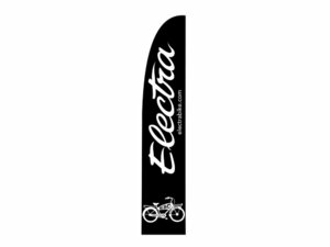 Electra POP Event Flag Sharkfin with Base 3 Meter